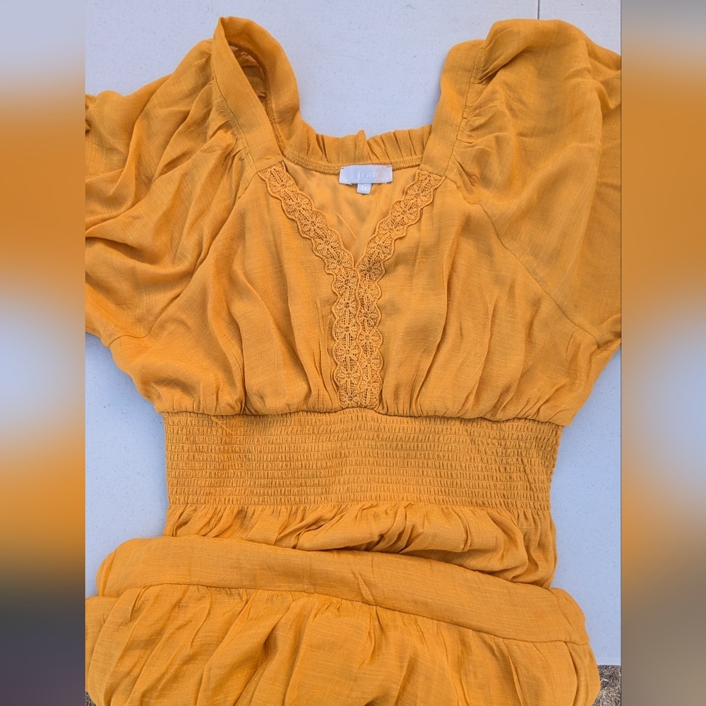 J Gee Goldenrod Summer Dress 3X